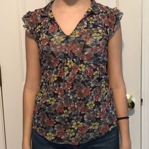 Daisy & Clover floral blouse